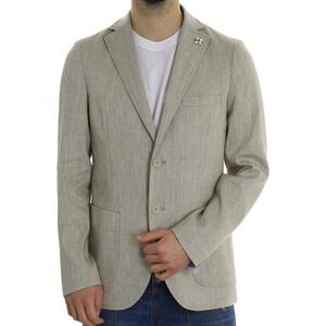 GIACCA LINO BEIGE